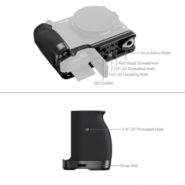 Nikon ZR - Asas Laterales