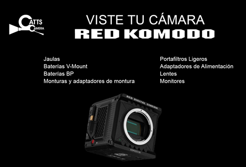 Viste tu cámara RED KOMODO